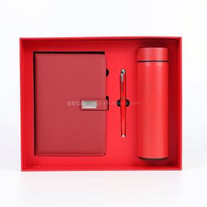 Wholesale Promotional Luxury Gifts Items <b>Notebook</b> Business Gift Customizable <b>Notebook</b> Thermos Cup Gift <b>Set</b> With <b>Pen</b> <b>and</b> Bottle - Product Image 3