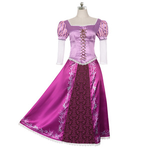 Vestido de princesa Rapunzel, disfraz largo morado para cosplay, para juegos de rol de anime - Product Image 5