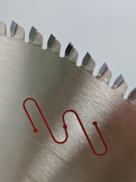 Lame de scie circulaire TCT de qualité industrielle, diamètre 18 pouces, 140 dents ATB, finition nitridée pour la coupe du bois, garantie 3 ans