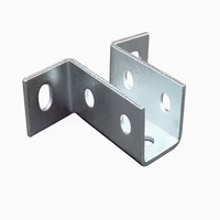 Support d'angle simple en acier galvanisé sur mesure pour la construction de meubles et étagères industrielles