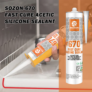 <span class=keywords><strong>SOZEN</strong></span> SILICONE Mastic en silicone acétique polyvalent à durcissement rapide à forte adhérence - Product Image 3