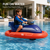 Bateau gonflable motorisé pour enfants 12V avec commande par bouton-poussoir, personnalisable OEM