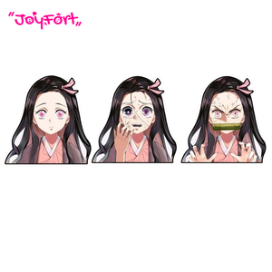 <span class=keywords><strong>Adesivi</strong></span> 3D in Movimento, Anime più Popolari, <span class=keywords><strong>Adesivi</strong></span> Lenticolari Impermeabili con Ragazze Anime Carine, Decorazioni per Auto, Laptop e Pareti - Product Image 3