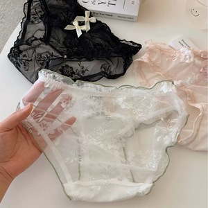 Culotte transparente pour femme Modèles pour femme Sous-vêtements pour femme Culotte en dentelle sans couture Hot Young Girl Thong Panty <span class=keywords><strong>Polyamide</strong></span> String - Product Image 3