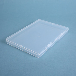 Transparent Plastic <b>Storage</b> <b>Box</b> Rectangle B0 Series Covered Desktop Organizer for <b>Documents</b> Jewelry Electronics Parts - Product Image 4