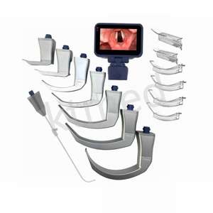 Veterinerlik KBB Video Laringoskop Yeniden Kullanılabilir Fiber Optik Bıçaklı Laringoskop Led Işıklı Tek Kullanımlık Laringoskop Çeşitleri - Product Image 6