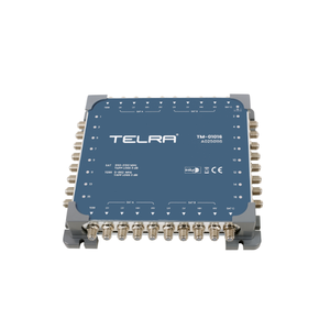 Telra TM-01016 Commutateur Satellite Professionnel 10x8 en Cascade 16 Sorties pour Récepteur SMATV Système Hôtelier et Hôtellerie Métallique - Product Image 1