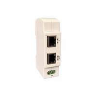 Parafoudre réseau Gigabit Ethernet MC-DM-1KM-35 sur rail DIN, SPD 1000 Mbps RJ45, protection contre les surtensions PBT pour caméra IP CCTV