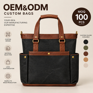 Sac à dos en toile vintage personnalisé pour femmes, grande capacité, sac de voyage et scolaire, OEM ODM, faible MOQ 100 pièces - Product Image 1