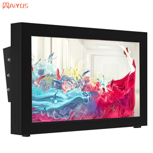 Ngoài trời 85 inch màn hình lớn kỹ thuật số tường IP65 không thấm nước Màn hình quảng cáo ngoài trời Wifi Wall Mount <span class=keywords><strong>LCD</strong></span> kỹ thuật số biển hiển thị - Product Image 2