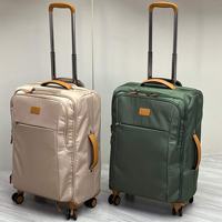 Valise de voyage légère et souple, extensible, à roulettes, multicolores, bagage à main, logo personnalisé accepté
