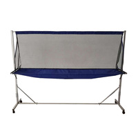 Filet de ramassage de balles de tennis de table en acier galvanisé amélioré, mobile, sur pied, personnalisable pour le tennis de table