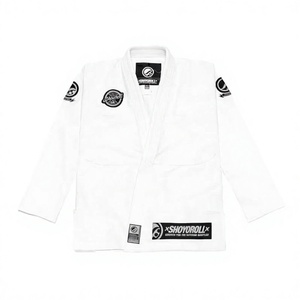 Uniforme de Jiu Jitsu Blanco Personalizado, BJJ GI Shoyorol Lote 102, Diseño Profesional para Competidores, Uniforme Panther Competitor, 100% Personalizado - Product Image 2