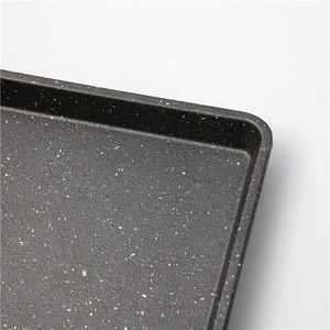 Vuông gang không dính Baking <span class=keywords><strong>Pan</strong></span> lớn vừa kích thước nhỏ cho thực phẩm phương Tây bít tết Teppanyaki Bảng gỗ Fry chảo - Product Image 6