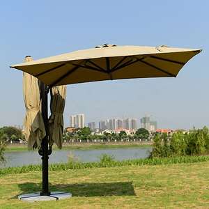Paraguas extra grande de cuatro tamaños, muebles de jardín, parasol de playa, sombrilla tailandesa para exteriores, balinés, 3x6M, paraguas de salón exterior de 12 pies - Product Image 3
