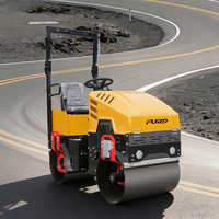 Compacteur routier à moteur diesel ou essence, 1 tonne, 3 tonnes, 6 tonnes, matériel de construction