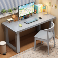 Bureau d'ordinateur en bois massif avec pieds épais, table PC pour bureau à domicile, bureau d'étude et d'écriture, vente en gros pour chambre et appartement