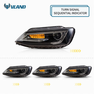 ชุดไฟหน้า VLAND LED สำหรับรถยนต์ Volkswagen <span class=keywords><strong>Jetta</strong></span> MK6 SE <span class=keywords><strong>TDI</strong></span> TSI ปี 2011 2012 2013 2014 2015 2016 2017 2018 - Product Image 3