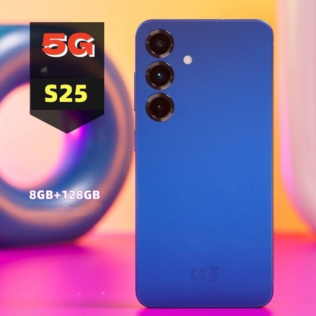 High Quality Deca Core French Unlocked S25 5G Global Smartphone 120Hz AMOLED Display Android 15 3500-3999mAh Battery NFC