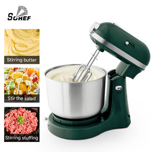 Mesin pencampur tepung Mini 3QT 300W elektrik kompak pencampur makanan Batidora Para Harina ringan untuk kue rumah batiora - Product Image 4