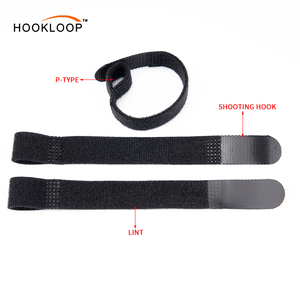 Gratis sampel ikatan kabel dan kait berbentuk P yang dapat digunakan kembali pengikat kabel dua sisi tali nilon dengan perekat untuk kantor - Product Image 2