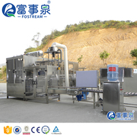 Ligne de mise en bouteille d'eau complète de A à Z en Chine, 300 BPH, 500 BPH, 600 BPH, 20 litres, 189 litres, 19 l, 5 gallons