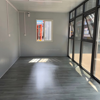 Casas Prefabricadas de Lujo, Casa Contenedor Modular, Diseño Moderno, Villa Prefabricada con Ventanas Grandes
