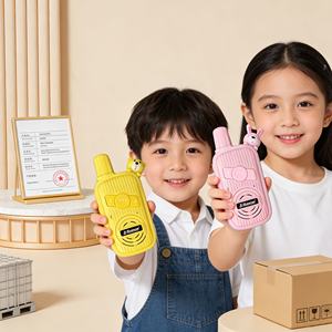 Walkie Talkies HX T1 para Niños, Paquete de 2, Sin Licencia, FRS <span class=keywords><strong>PMR</strong></span>, 22 <span class=keywords><strong>Canales</strong></span>, Alcance de 3KM, Recargables, Seguros y Portátiles, Juguete para Niños y Niñas - Product Image 4