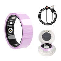 Bague connectée V4 Fashion Ceramics, étanche 5ATM, suivi du sommeil, mesure de l'oxygène sanguin, tracker de fitness, avec NFC
