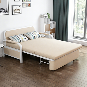 Sofá Cama Multiusos Ahorrador de Espacio, <span class=keywords><strong>Silla</strong></span> Plegable de Tela, Sofá Cama con Estructura Metálica para Sala de Estar - Product Image 5