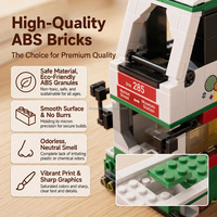 Ensemble de blocs de construction éducatifs pour enfants, modèle de voiture MOC à assembler soi-même, pièces compatibles OEM ODM, vente en gros