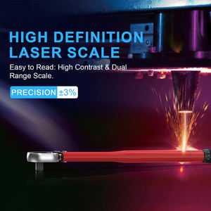 YUHANG 1/2 Zoll Kohlenstoffstahl-Antrieb Klicken Sie auf Drehmoments chl üssel 10-150 Ft.-lb / 28-210 Nm Rote Farbe für DIY-und OEM-Anpassung - Product Image 5