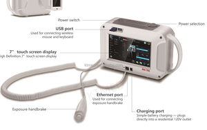 Macchina Radiografica Digitale Veterinaria Portatile, Apparecchiatura <span class=keywords><strong>DR</strong></span> a Raggi X, Nuovo Sistema Radiografico Portatile per Uso Umano - Product Image 2