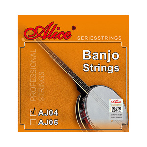 Alice Professional Advanced 4-String <span class=keywords><strong>Banjo</strong></span> String Set Alambre de acero antioxidante con accesorios Nuevo DISEÑO DE Alice - Product Image 1