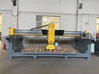 Machine de découpe à pont 3 axes ZEUS 15kW, longueur max. 3200mm, contrôlée par PLC, pour pierre, granit, marbre, carrelage, avec moteur, roulement et boîte de vitesses