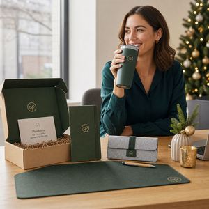 Kit de Regalo Corporativo Personalizado con Logotipo Serigrafiado en Papel para el Día de San Valentín, Navidad, Acción de Gracias, Año Nuevo, Sostenible, para Escritorio de Cliente - Product Image 3