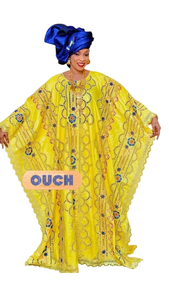 Tissu Bazin Riche en Satin Brodé Jacquard pour Robe de Mariée, Dentelle Tissée Respirante 230g/m, Largeur 58/60 pouces, Origine Maharashtra - Product Image 1