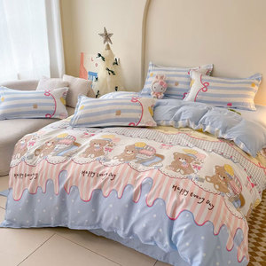 Literie de maison imprimée en microfibre de polyester lot de couette taie d'oreiller ensemble de literie - Product Image 5