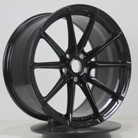 Jantes de voiture en aluminium 5 trous 5x120 PCD 17-19 pouces Hyper Black/Silver Casting Wheel Hub pour BMW M3 M4 F80 New 30mm ET Car Wheels