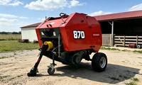 Presse à balles ronde DRS870Mini homologuée CE, avec assistance après-vente rapide, pour petites exploitations agricoles