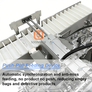 Machine <span class=keywords><strong>d</strong></span>'emballage automatique pour sachets préformés à fermeture éclair et rubans correcteurs - Product Image 5