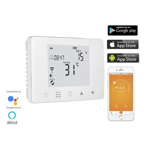 Thermostat numérique programmable connecté au Wi-Fi pour chaudière à gaz murale 503 Chauffage Radiateur d'eau Produit intelligent pour la maison - Product Image 2