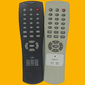Télécommande TV à perles de cristal 57L5 55K3 58A3 56A6 54B4 5Z26 58A7 51C3 54JB Code fixe Noir Blanc cassé - Product Image 1