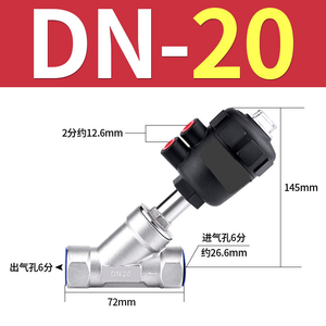 TOYI 304/316 paslanmaz çelik pnömatik iplik açı koltuk vana ile plastik aktüatör Piston gaz kontrol yapısı vakum buhar - Product Image 3