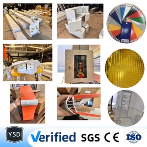 Moteurs de portes industrielles en PVC Ysd - Volets roulants télécommandés coupe-vent d'origine Zhejiang pour entrepôts et centres commerciaux - Product Image 3