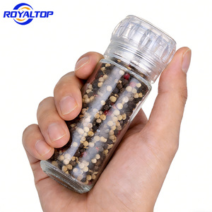 Échantillon Gratuit - <span class=keywords><strong>Moulin</strong></span> à Sel et à <span class=keywords><strong>Poivre</strong></span> en Céramique de 100 ml avec Bouteille en Verre Écologique et Mécanisme en Céramique - Product Image 1