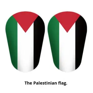 Patrón <span class=keywords><strong>de</strong></span> Bandera Nacional, Logotipo Personalizado, Marca Personalizada, Tamaño Extra Pequeño, Plástico PBT, Mini Protectores Profesionales para Todas las Estaciones, para Competición - Product Image 5