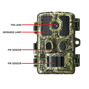 กล้องดักถ่ายสัตว์ป่า 58 ล้านพิกเซล อินฟราเรด กล้องวงจรปิดภายนอกอาคาร ความละเอียด 2.7K กล้องตรวจจับความร้อนสำหรับล่าสัตว์ พร้อมระบบมองเห็นกลางคืน เซ็นเซอร์ CMOS - Product Image 5