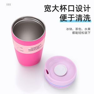 304 Stainless Steel Travel Cup Vacuum <b>Insulated</b> Portable Coffee <b>Mug</b> For Outdoor Use - Product Image 5
