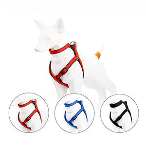 Harnes anjing poliester modis untuk anjing kecil besar pengambil Emas Teddy anak anjing pola Solid tali Jalan empuk semua ukuran - Product Image 2